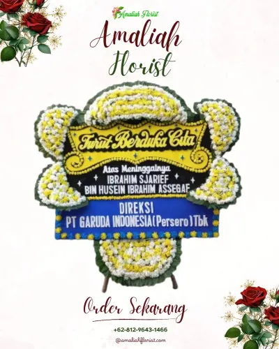 Papan Bunga Duka di 13 Ilir