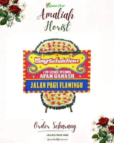 Bunga Papan Congratulation di 13 Ilir
